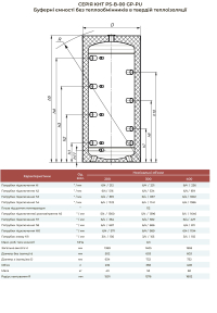 Буферна ємність для теплового насоса PS-B-00-400-GP-PU