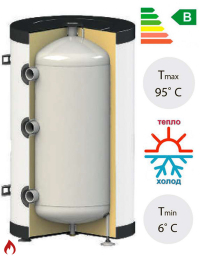Буферна ємність для теплового насосу HPTH-3-B-150-WP-PU