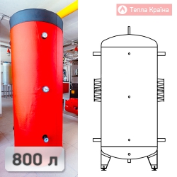 Буферна ємність 800 л Клімтек
