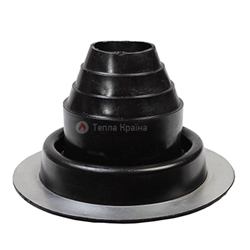 Покрівельний прохід Прямий №2, 45-75мм, d 155мм, 0-20 нахил, EPDM 185С T&K