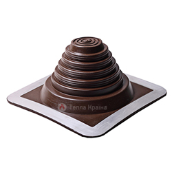 Покрівельний прохід Прямий №3, 6-102мм, d 210/210мм, 0-20 нахил, EPDM 185С T&K