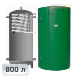 Акумуляційна ємність із теплообмінником із нержавііючої сталі Kuydych ЕАІ-10-800 800 л