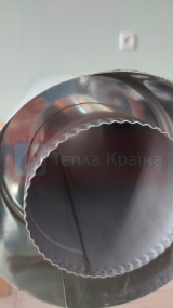 труба для твердотопливного котла в оцинковке  1 метр 0.8мм 180 250