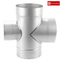 Трійник з ревізією утеплений 87° 1мм