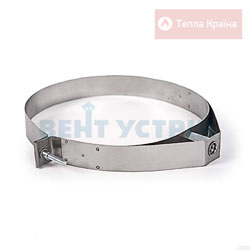 Скоба кріплення ø100 сталь AISI 304