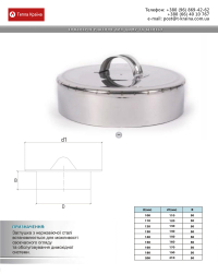 Заглушка з ручкой